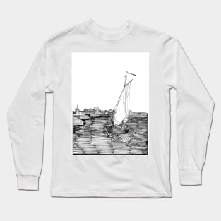 Setting Sail Netherlands Travel Art Long Sleeve T-Shirt